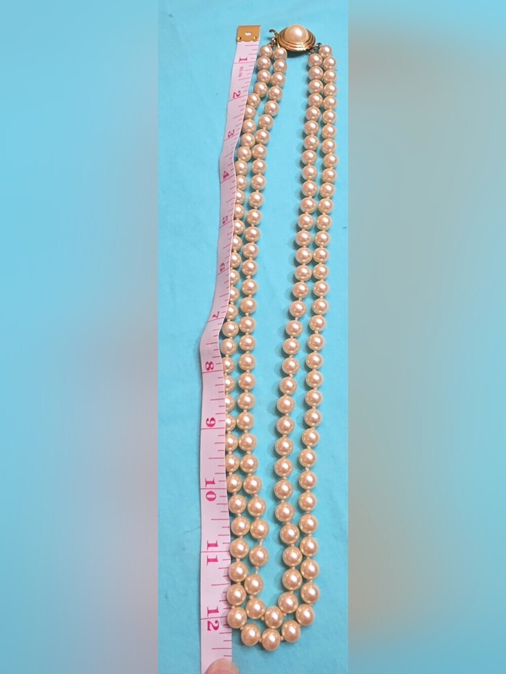 ANN TAYLOR 24 IN 7.8 MM FAUX PEARL NECKLACE - Picture 4 of 4